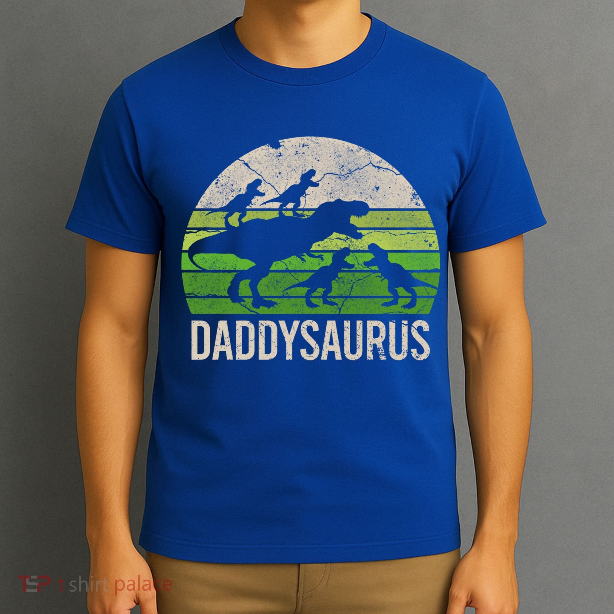 Daddy Dinosaur Gift Daddysaurus Rex 4 Cool Gift Cool Gift T-Shirt