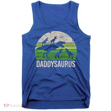 Daddy Dinosaur Gift Daddysaurus Rex 4 Cool Gift Cool Gift Tank Top