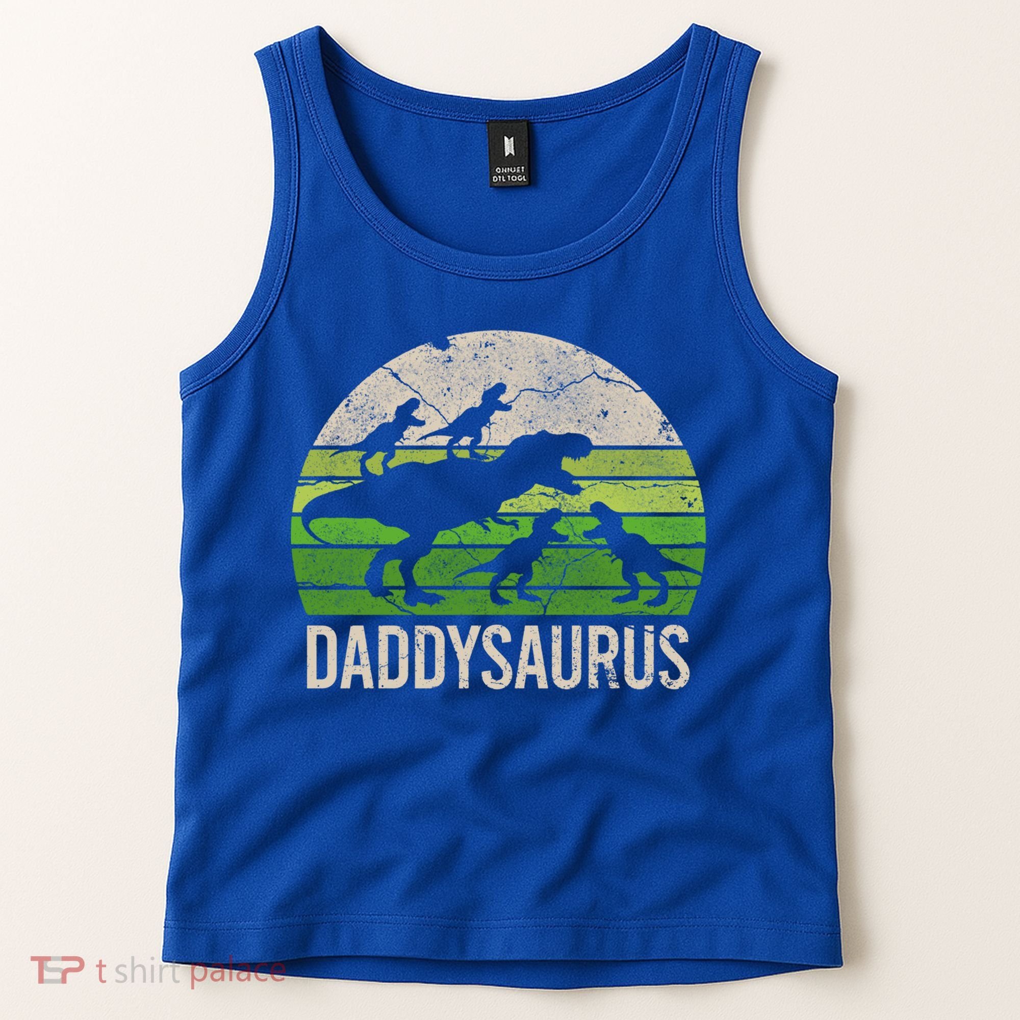 Daddy Dinosaur Gift Daddysaurus Rex 4 Cool Gift Cool Gift Tank Top