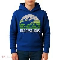 Daddy Dinosaur Gift Daddysaurus Rex 4 Cool Gift Cool Gift Kids Hoodie thumb 4