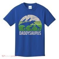 Daddy Dinosaur Gift Daddysaurus Rex 4 Cool Gift Cool Gift Kids T-Shirt thumb 0