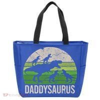 Daddy Dinosaur Gift Daddysaurus Rex 4 Cool Gift Cool Gift Tote Bag thumb 0