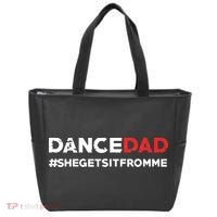 Dance DadShe Gets It From MeFunny Prop Dad Tote Bag thumb 0