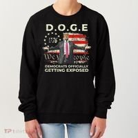 Doge Democrats Getting Exposed Trump 2025 Women's Sweatshirt thumb 0