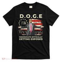 Doge Democrats Getting Exposed Trump 2025 T-Shirt thumb 0