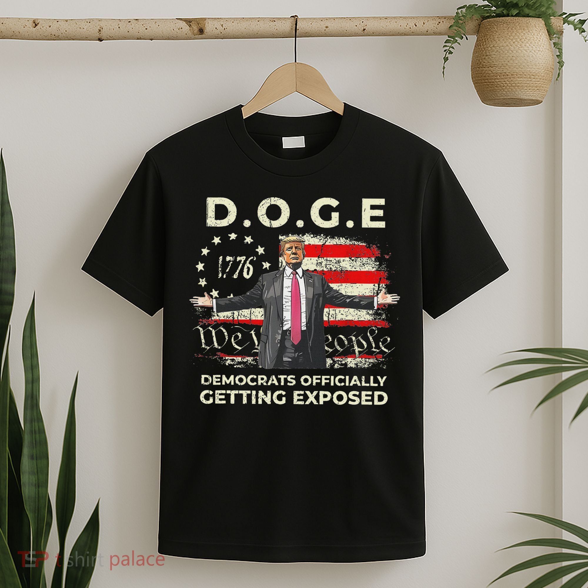 Doge Democrats Getting Exposed Trump 2025 T-Shirt