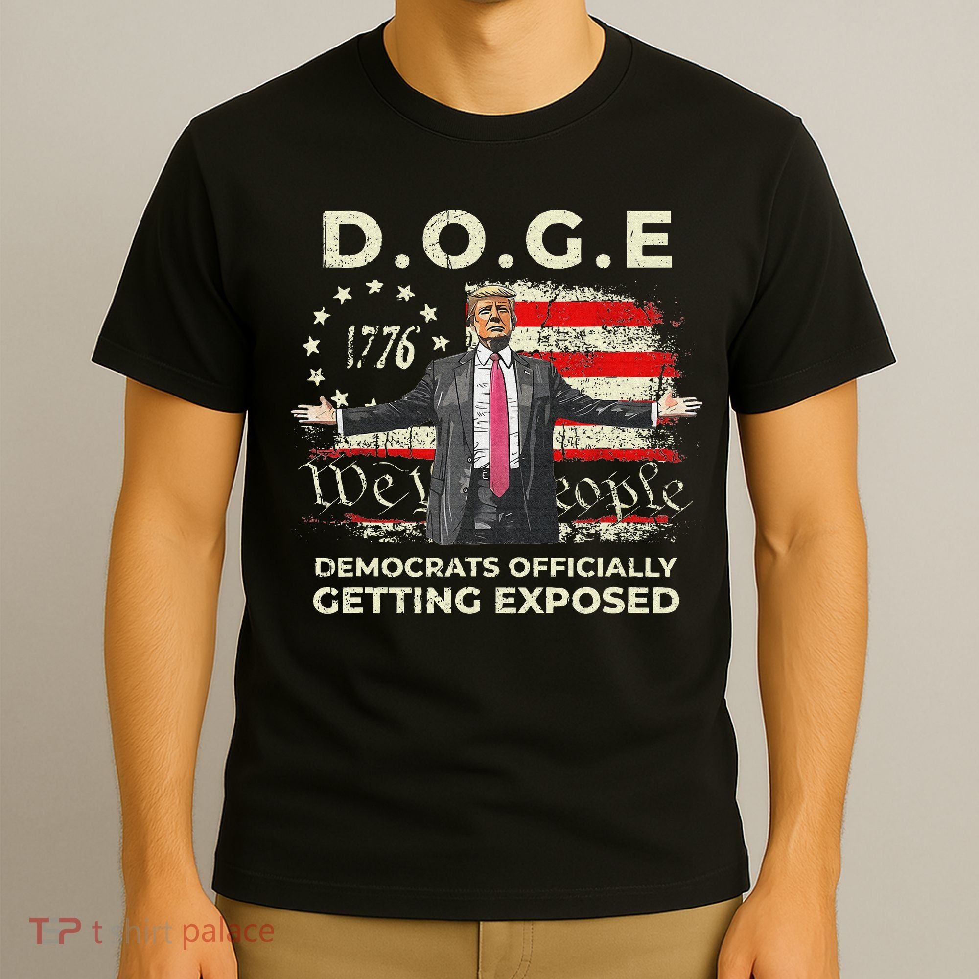 Doge Democrats Getting Exposed Trump 2025 T-Shirt