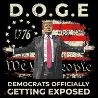 Doge Democrats Getting Exposed Trump 2025 Women's Hoodie thumb 2