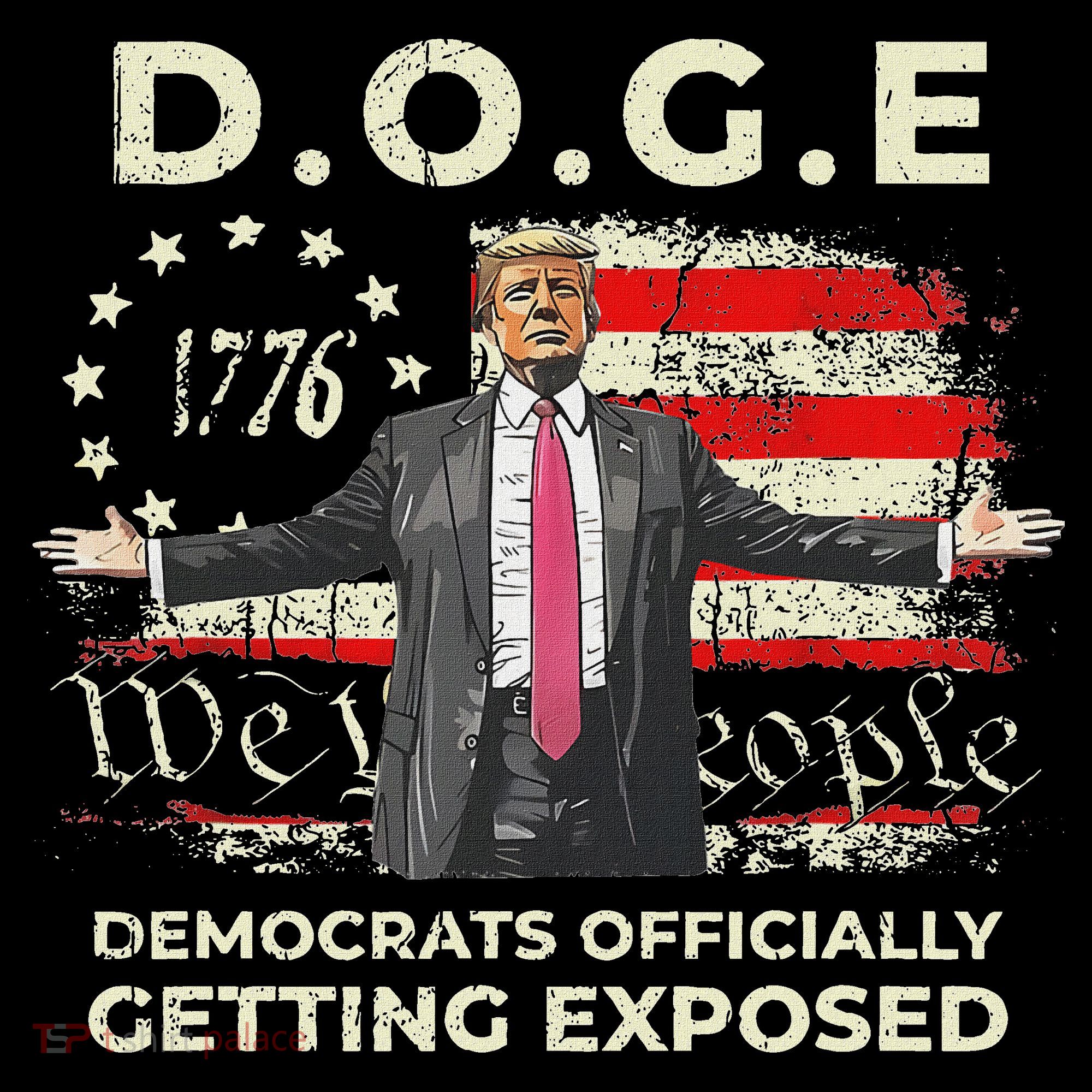 Doge Democrats Getting Exposed Trump 2025 Mousepad