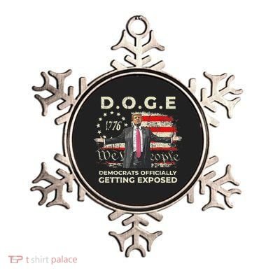 Doge Democrats Getting Exposed Trump 2025 Ornament