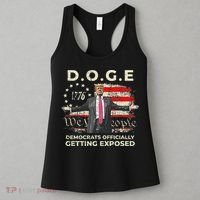 Doge Democrats Getting Exposed Trump 2025 Women's Tank Top thumb 3
