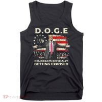 Doge Democrats Getting Exposed Trump 2025 Tank Top thumb 0