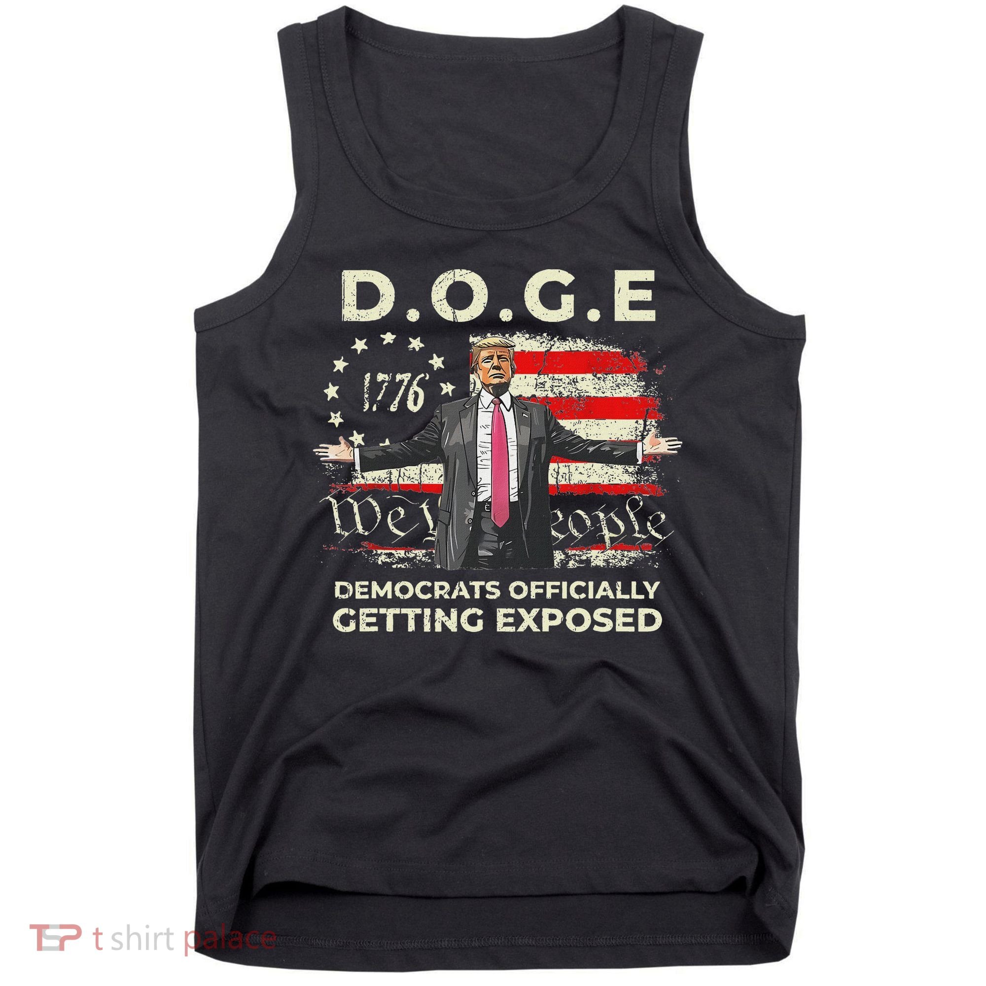 Doge Democrats Getting Exposed Trump 2025 Tank Top