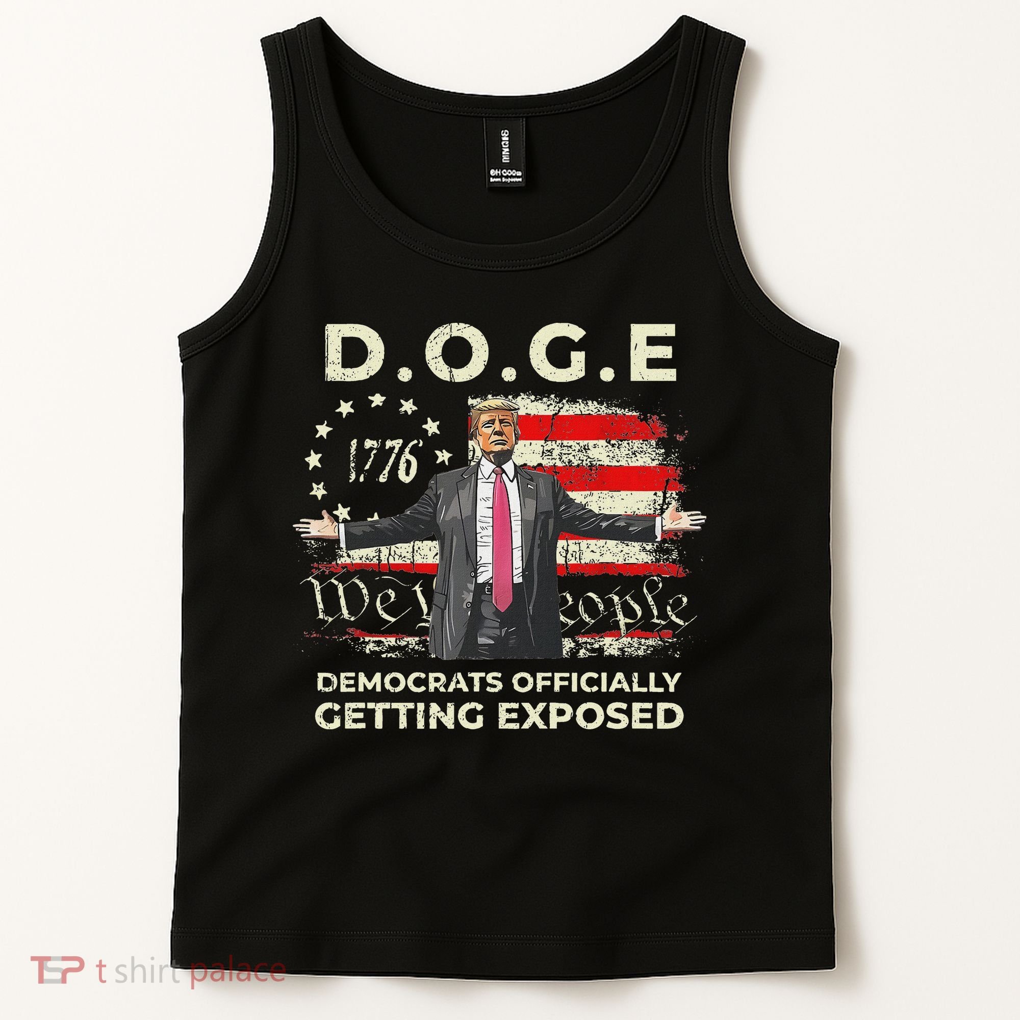 Doge Democrats Getting Exposed Trump 2025 Tank Top