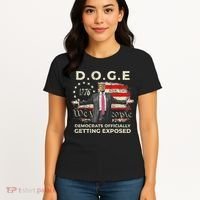 Doge Democrats Getting Exposed Trump 2025 Women's T-Shirt thumb 4
