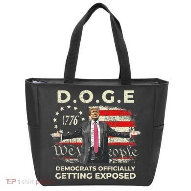 Doge Democrats Getting Exposed Trump 2025 Tote Bag