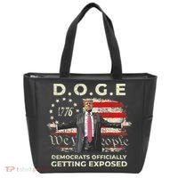 Doge Democrats Getting Exposed Trump 2025 Tote Bag thumb 0