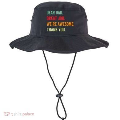 Dear Dad Great Job We're Awesome Thank Father's day Bucket Hat