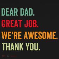 Dear Dad Great Job We're Awesome Thank Father's day Women's Tank Top thumb 5