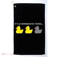 Duck Duck Gray Duck Minnesota Golf Towel thumb 0