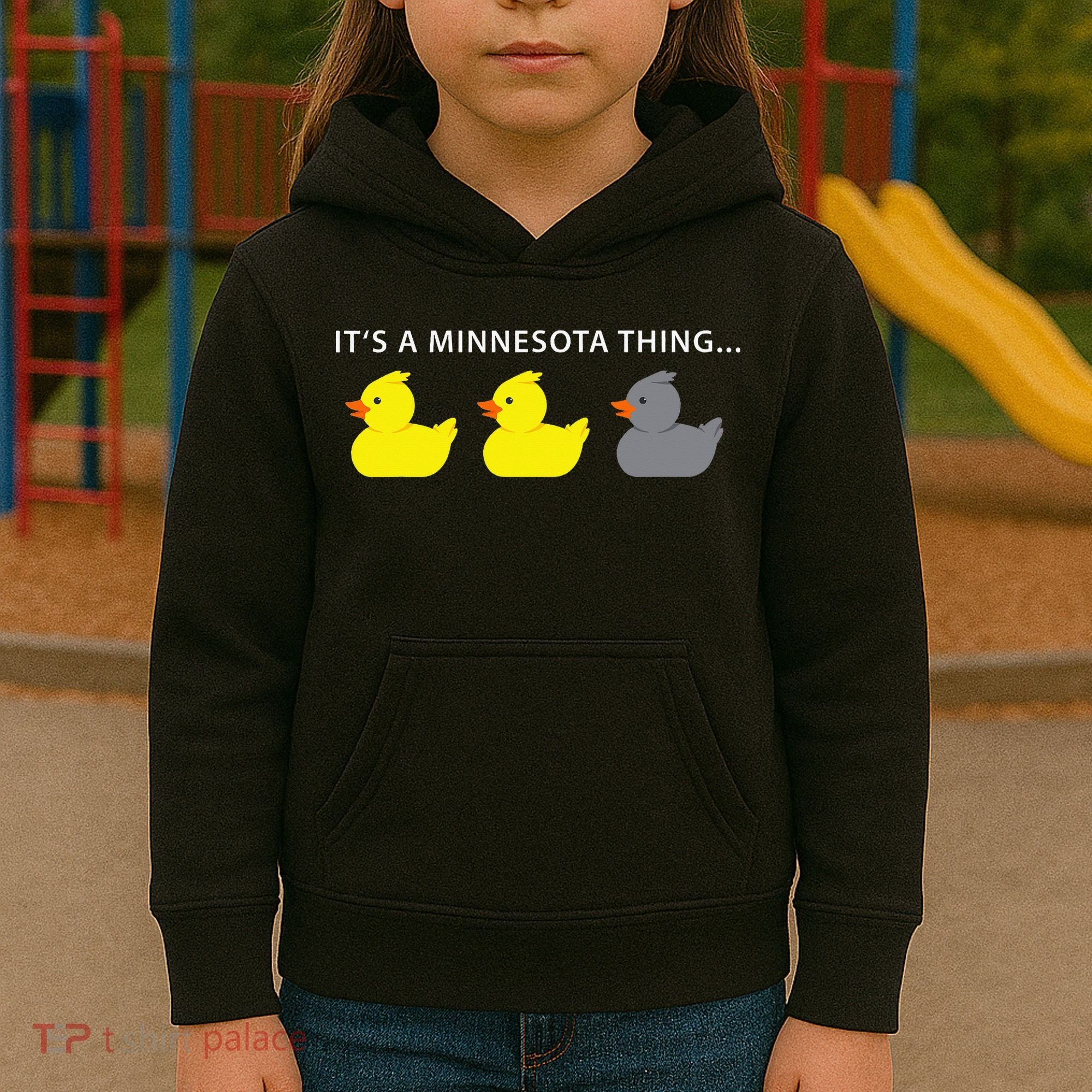 Duck Duck Gray Duck Minnesota Kids Hoodie