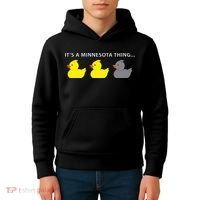 Duck Duck Gray Duck Minnesota Kids Hoodie thumb 4