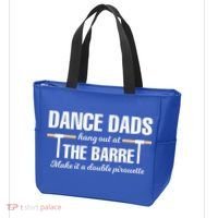 Dance Dads Hang Out At The Barre Funny Proud Dad Tote Bag thumb 3