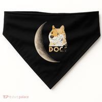 Dogecoin Doge Hodler Trader Dogecoin Moon USA-Made Doggie Bandana thumb 0