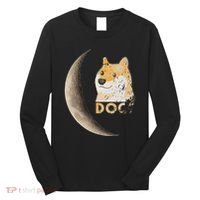 Dogecoin Doge Hodler Trader Dogecoin Moon Long Sleeve Shirt thumb 0