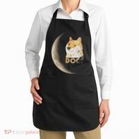 Dogecoin Doge Hodler Trader Dogecoin Moon Apron thumb 2
