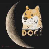 Dogecoin Doge Hodler Trader Dogecoin Moon T-Shirt thumb 7