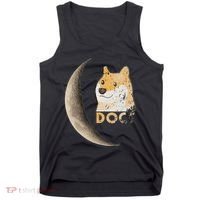 Dogecoin Doge Hodler Trader Dogecoin Moon Tank Top thumb 0