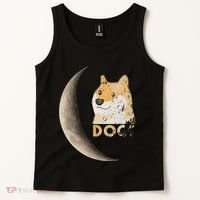 Dogecoin Doge Hodler Trader Dogecoin Moon Tank Top thumb 2