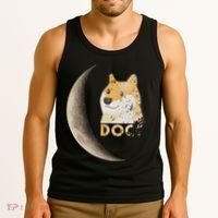 Dogecoin Doge Hodler Trader Dogecoin Moon Tank Top thumb 3