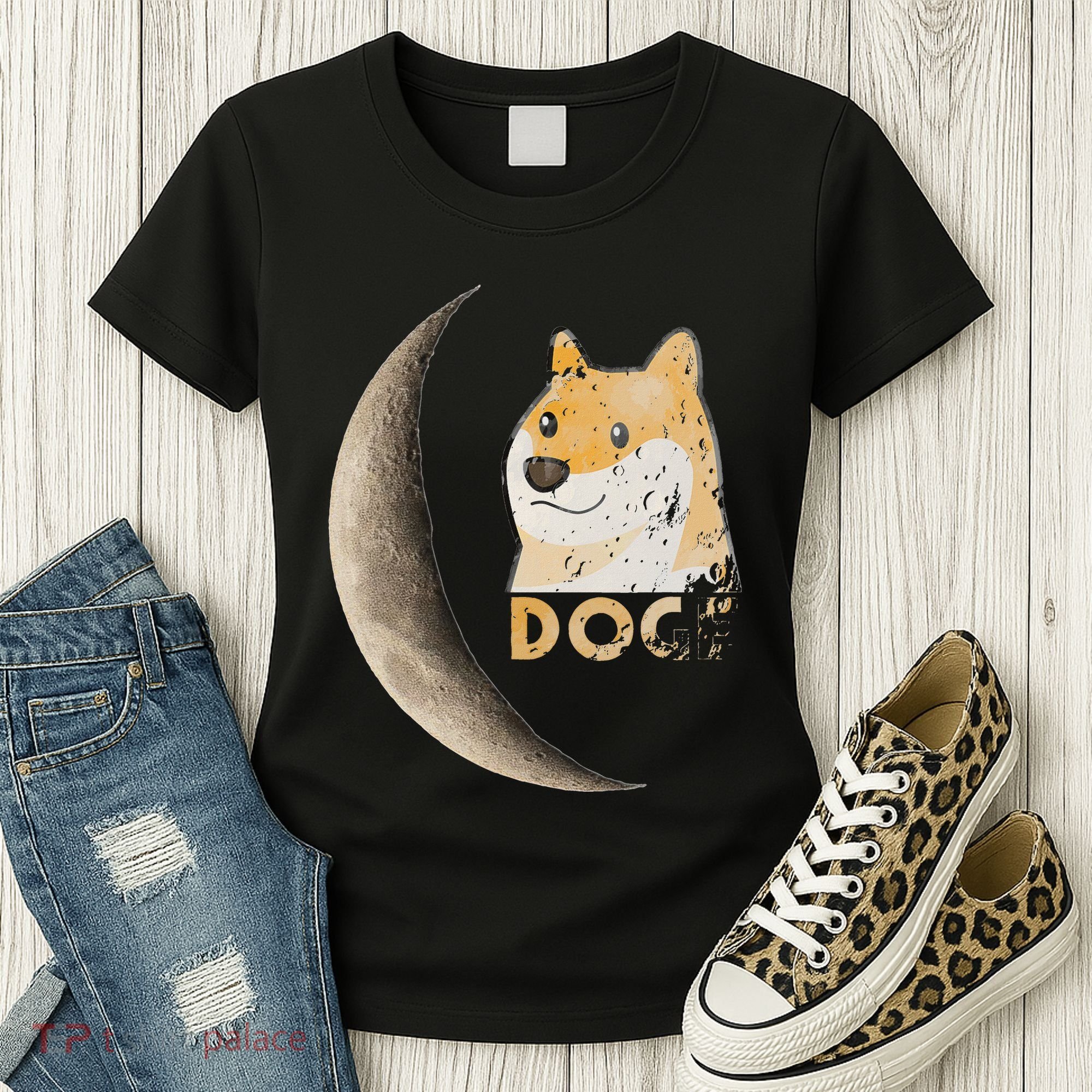 Dogecoin Doge Hodler Trader Dogecoin Moon Women's T-Shirt