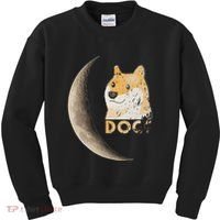 Dogecoin Doge Hodler Trader Dogecoin Moon Kids Sweatshirt thumb 0