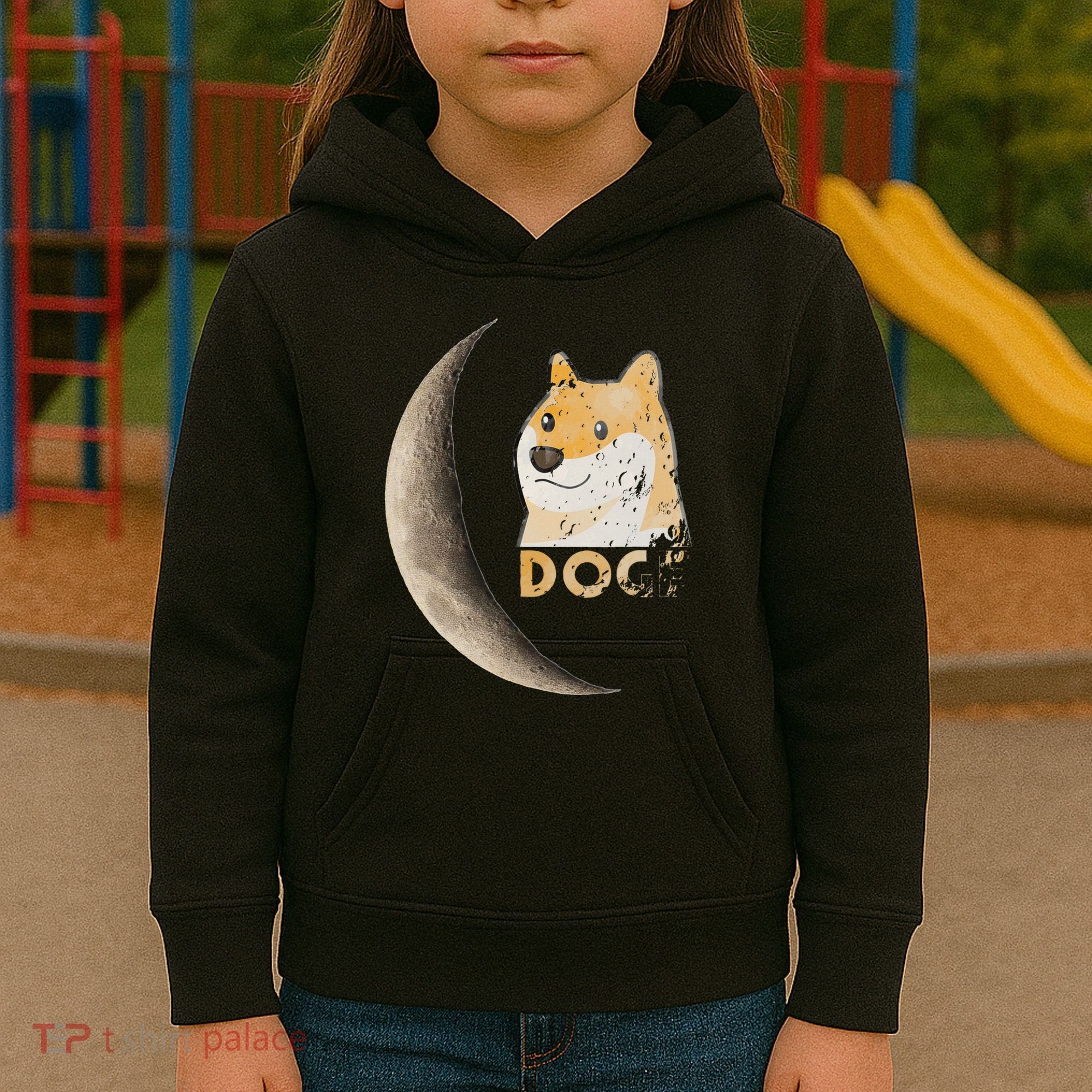 Dogecoin Doge Hodler Trader Dogecoin Moon Kids Hoodie