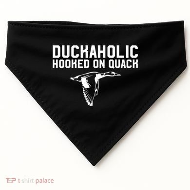 Duckaholic Duck Hunting Themed Duck Lovers USA-Made Doggie Bandana