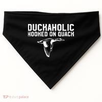 Duckaholic Duck Hunting Themed Duck Lovers USA-Made Doggie Bandana thumb 0