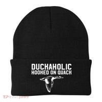 Duckaholic Duck Hunting Themed Duck Lovers Beanie thumb 0