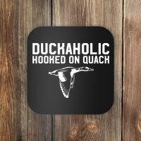 Duckaholic Duck Hunting Themed Duck Lovers Coaster thumb 0