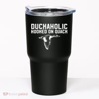 Duckaholic Duck Hunting Themed Duck Lovers Tumbler thumb 0