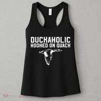 Duckaholic Duck Hunting Themed Duck Lovers Women's Tank Top thumb 3