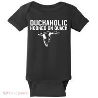 Duckaholic Duck Hunting Themed Duck Lovers Baby Bodysuit thumb 0