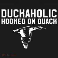 Duckaholic Duck Hunting Themed Duck Lovers Toddler Hoodie thumb 2