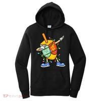 Dabbing Dreidel Hanukkah Christmas Lights Menorah Chanukah  Women's Hoodie thumb 0