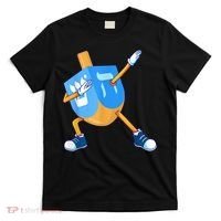 Dabbing Dreidel Happy Hanukkah Dancing Chanukah Girls T-Shirt thumb 0