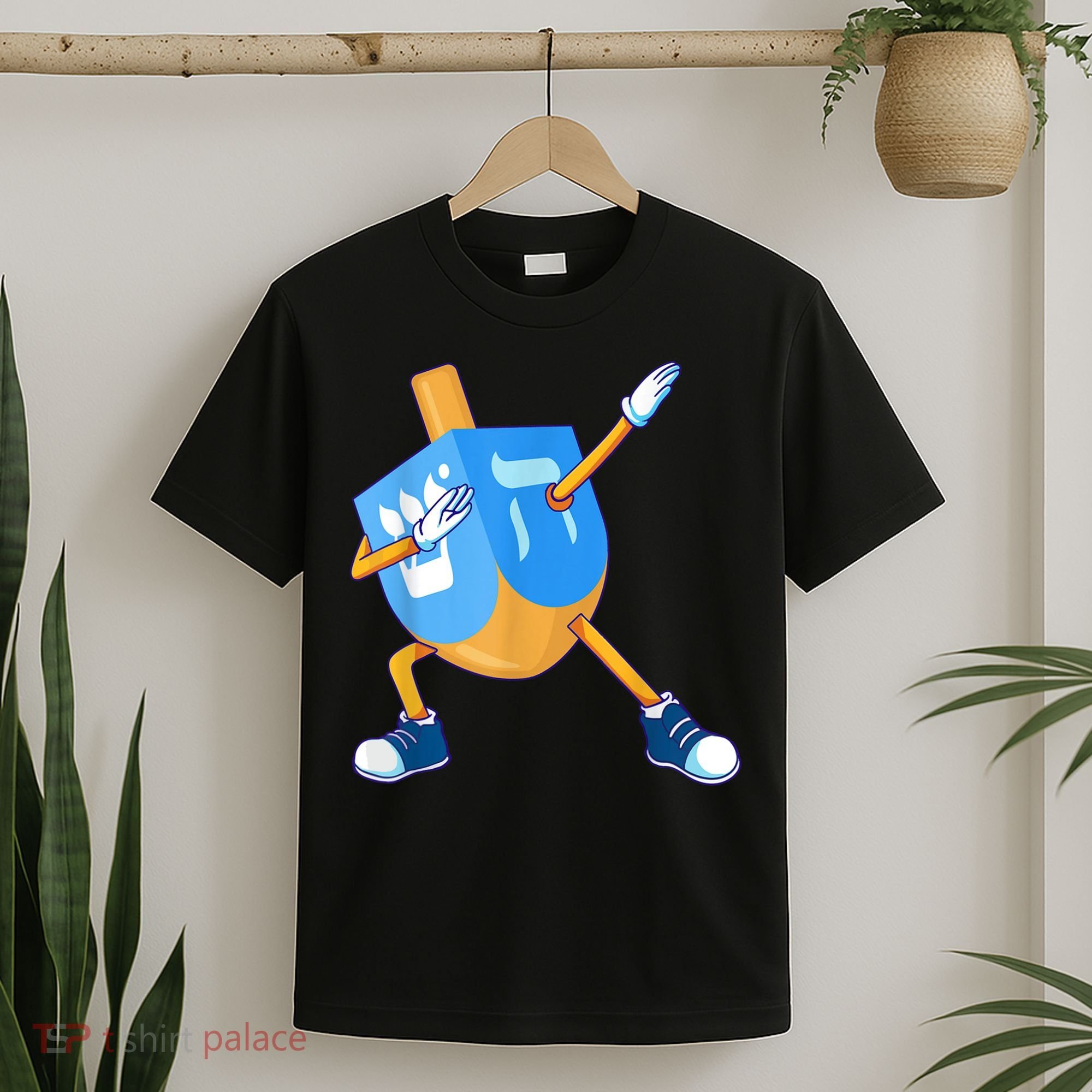 Dabbing Dreidel Happy Hanukkah Dancing Chanukah Girls T-Shirt
