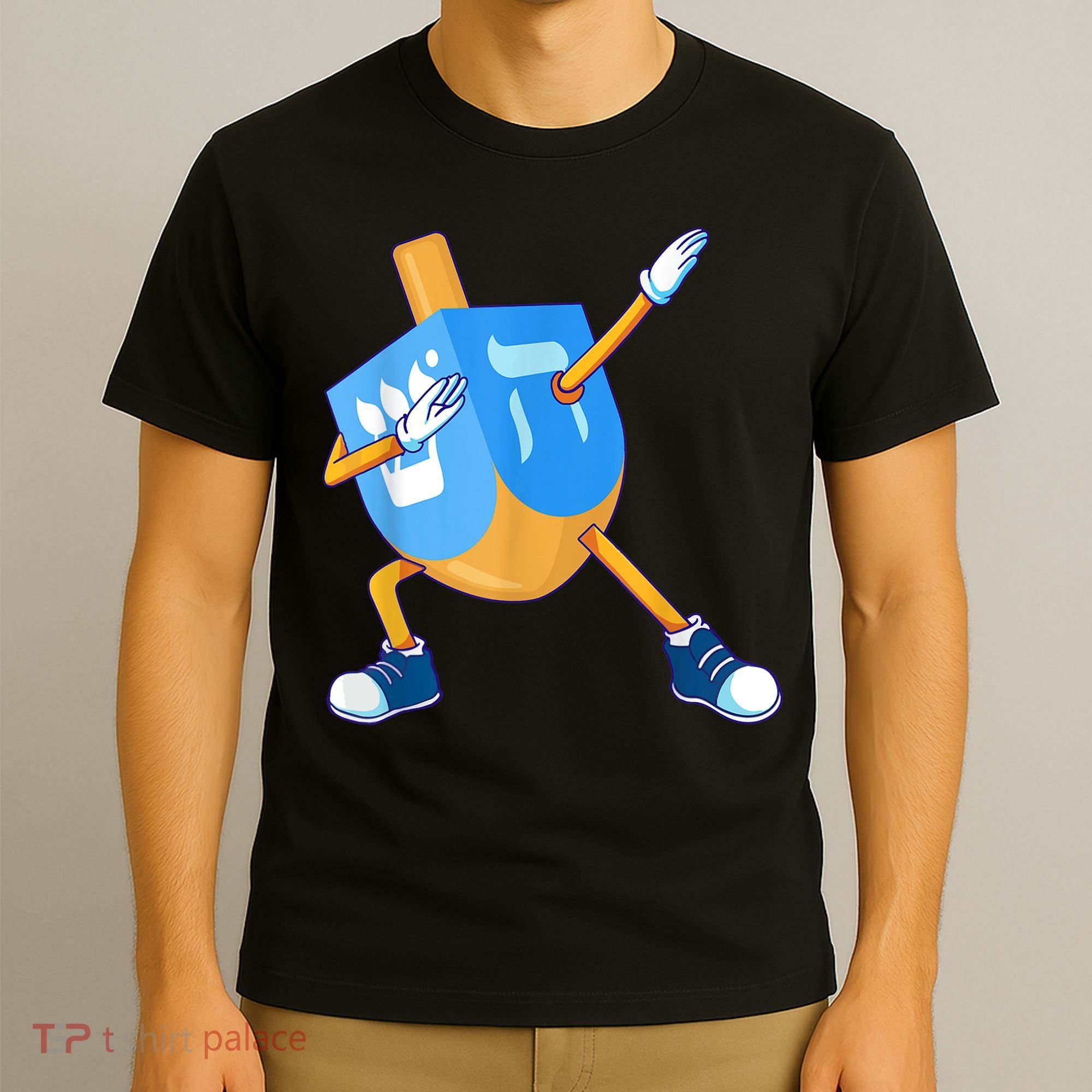 Dabbing Dreidel Happy Hanukkah Dancing Chanukah Girls T-Shirt