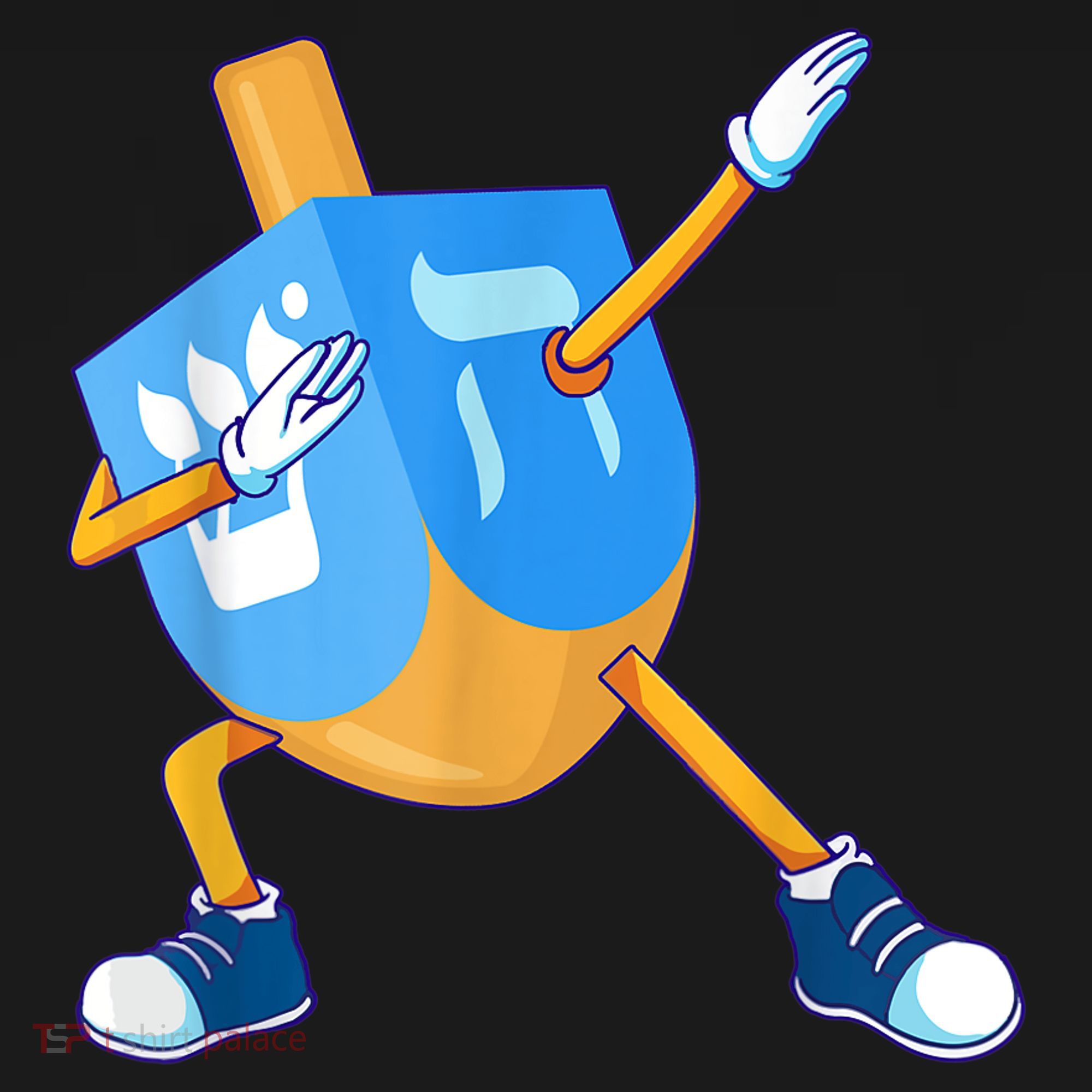 Dabbing Dreidel Happy Hanukkah Dancing Chanukah Girls Women's Tank Top